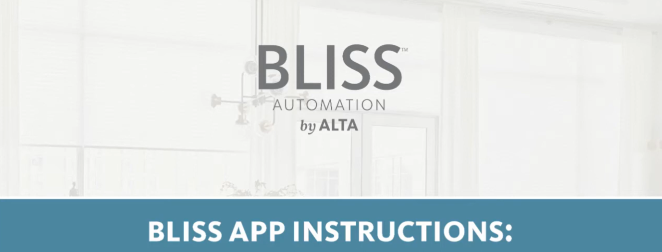 Bliss App Instructions: Adding Devices to Bliss App